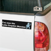 I've Seen The Lake Gogebic Monster.-Bumper Sticker (Sur camion)