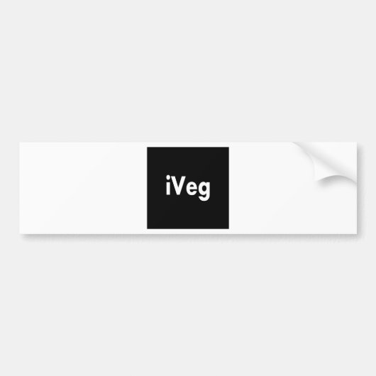 iVeg Bumpersticker (Voorkant)