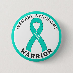 Ivemark Syndroom Warrior Lintje Witte Knoop Ronde Button 5,7 Cm