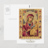Iveron Theotokos - Briefkaart (Voorkant / Achterkant)