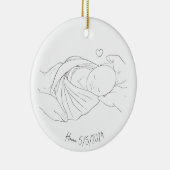 IVF Doctor's Miracle Work Gift Boho Ornament (Rechts)