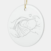 IVF Doctor's Miracle Work Gift Ornament Blauw (Links)