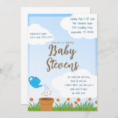 IVF Garden Babyshower Invitation (Devant / Derrière)