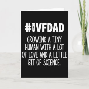 Ivf Gift Krijger Papa Liefde Transfer Dag Onvrucht Kaart