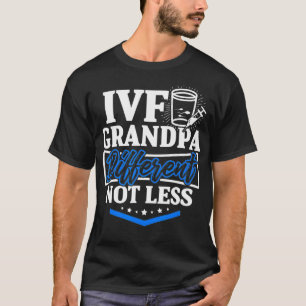 IVF Gift Warrior Grandpa Less Transfer Day Inferti T-shirt
