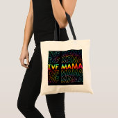 IVF Mama Tie Dye Transfer Day Embryo Transfer IVF Tote Bag (Voorkant (product))
