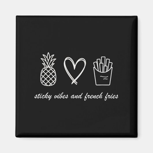 Ivf Mom Pregnancy Transfer Day Sticky Vibes & Magneet (Voorkant)