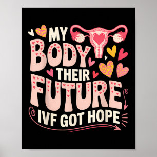 IVF-overdrachtsdag Surrogaat Zwangerschap Surrogaa Poster