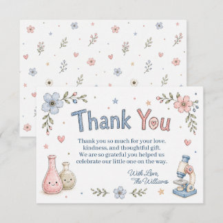 IVF Science Baby Shower Bedankkaart