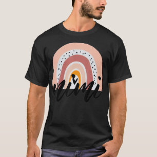 IVF Twins Mimi Boho Rainbow Schattigee Zwangerscha T-shirt