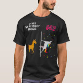 IVF Vruchtbaarheid Verpleegkundige Unicorn anderen T-shirt (Voorkant)