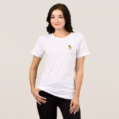 IVF Warrior | Ananas Modern Cute Fun Uplifting Tri-Blend Shirt (Voorkant volledig)