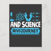 IVF Warrior Science Transfer Day Infertiliteit Briefkaart (Voorkant)