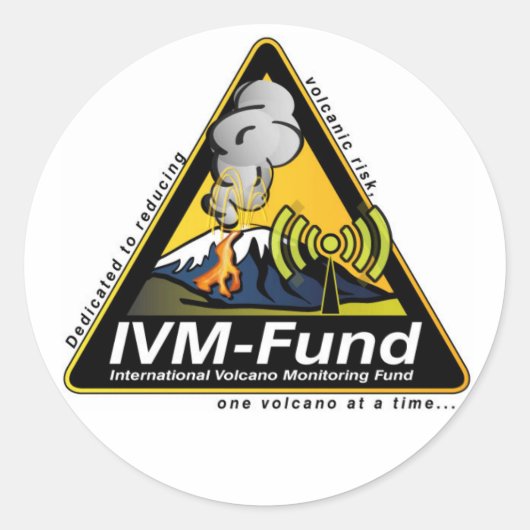IVM-Fund Stickers! Ronde Sticker (Voorkant)
