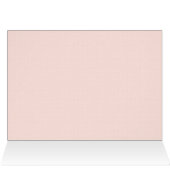 ivoire blush or Guest Mariage Cartes de Place (Intérieur Horizontal (haut))