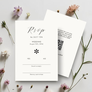Ivoire   Chic QR Code Mariage RSVP