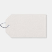 Ivoire | Étiquette cadeau Mariage de script chic (Dos (Horizontal))