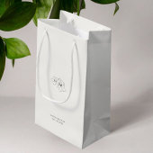 Ivoire | Sac cadeau Mariage Chic Monogram