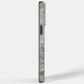 Ivoire Serpent à peau iPhone 14 Coque (Verso / Droite)