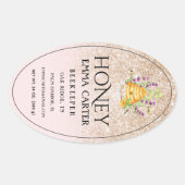 Ivoor 24 oz Queen-line Honey Label (Voorkant)