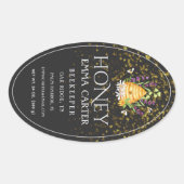 Ivoor 24 oz Queen-line Honey Label (Voorkant)