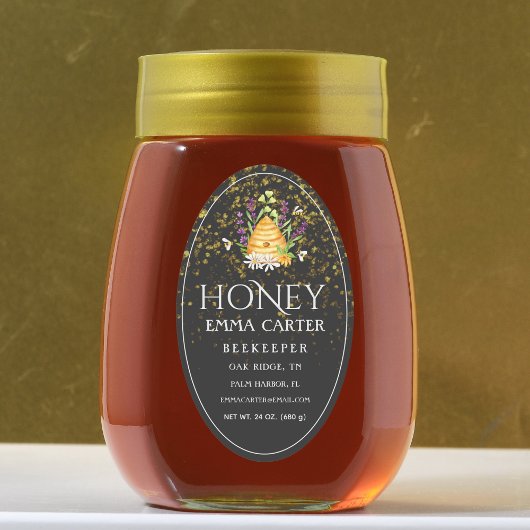 Ivoor 24 oz Queen-line Honey Label