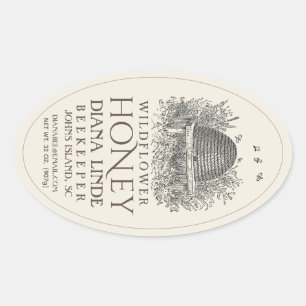 Ivoor 32 oz Queenline Honey Label  Skep V2