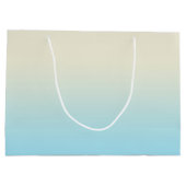 Ivoor Baby Blauw Ombre Gradiënt Groot Cadeauzakje (Achterkant)