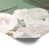 Ivoor Bloemen Anand Karaj Sikh Bruiloft Welkomstbo Poster (Hoek)