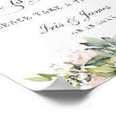 Ivoor Blozende Bloemige Liefde is Zoet Neem een Tr Poster (Hoek)