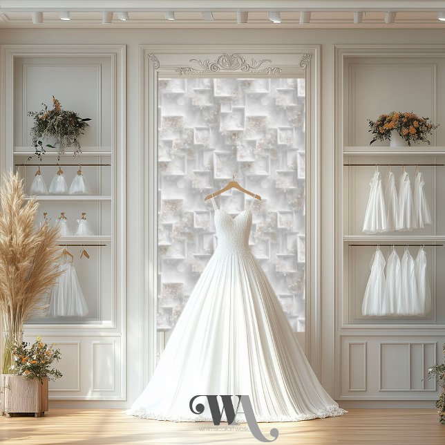 Ivoor Blush Bloemen Lijsten Abstract Behang (Creator heeft geüpload)