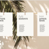 Ivoor | Chique moderne minimalistische bruiloft Kaart