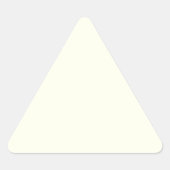 Ivoor Driehoek Sticker (Voorkant)
