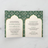 Ivoor Emerald Patroon Alles in een Indiase bruilof (Binnen)