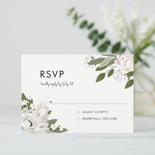 Ivoor en blush Trouwlentes - RSVP (Staand voorkant)