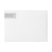 Ivoor en Blush Wedding Springs retouradres (Voorkant)