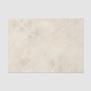 Ivoor en witte vintage damast tissuepapier