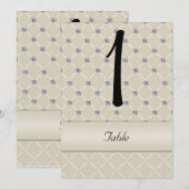 Ivoor Gewatteerde Bling Posh Huwelijksreactie Kaar Kaart (Voorkant / Achterkant)