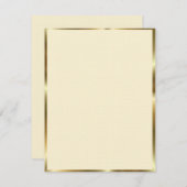 Ivoor & Goud Afwerking (Voorkant / Achterkant)