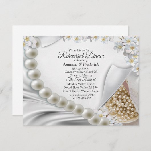 Ivoor, Groen, Blauw, Goud Zijde & Pear Repetitie d Kaart (Voorkant / Achterkant)