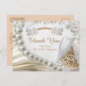 Ivoor, groen, blauw, gouden zijde en zijkant Y Bri Briefkaart (Voorkant / Achterkant)