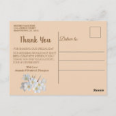 Ivoor, groen, blauw, gouden zijde en zijkant Y Bri Briefkaart (Achterkant)