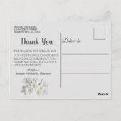 Ivoor, groen, blauw, gouden zijde en zijkant Y Bri Briefkaart (Achterkant)