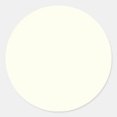 Ivoor Groot Ronde Sticker (Voorkant)