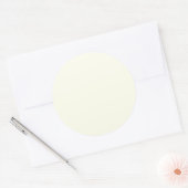 Ivoor Groot Ronde Sticker (Envelop)