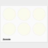 Ivoor Groot Ronde Sticker (Vel)