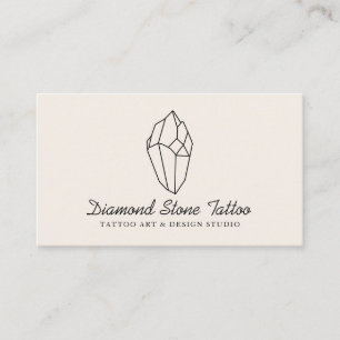 Ivoor Linnen Kleur Steen Diamant Visitekaartje