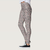 Ivoor Luipaard en Hart Print Leggings (Links)