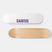 Ivoor Moderne Naam | Klassiek Trendy Skateboard (Horizontaal)