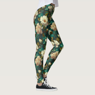 Ivoor Moederdag Gardenia's Esthetische Cadeaus Voo Leggings